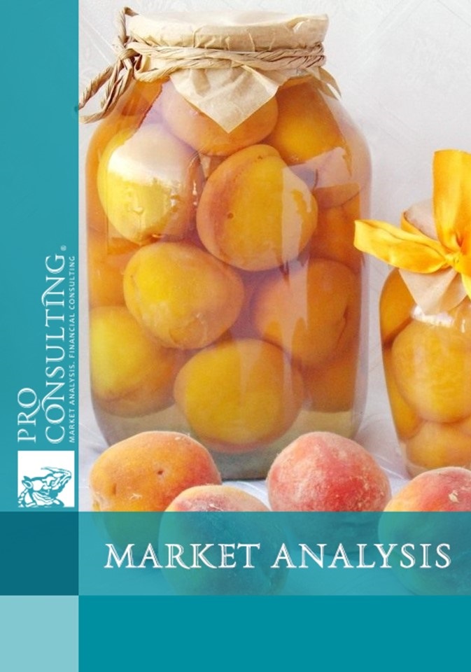 Ukrainian Canned Fruits Market Report. 2017